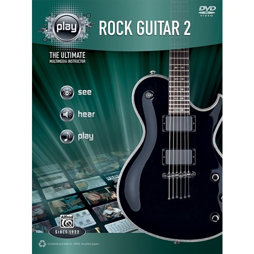Alfreds Play Rock Guitar 2 Book/DVD