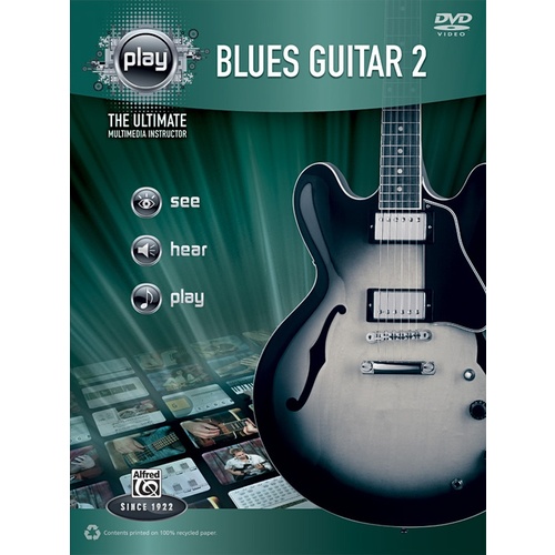 Alfreds Play Blues Guitar 2 Book/DVD