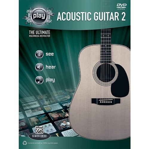 Alfreds Play Acoustic Guitar 2 Book/DVD