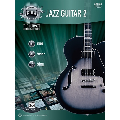 Alfreds Play Jazz Guitar 2 Book/DVD