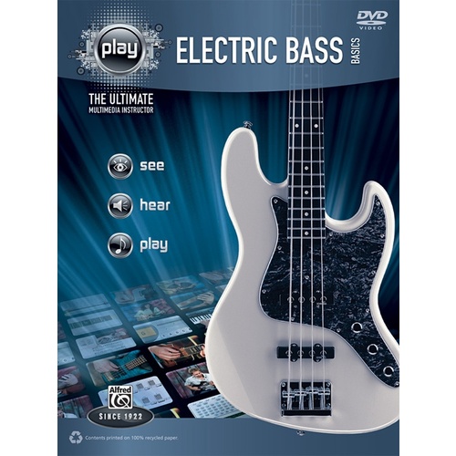 Alfreds Play Electric Bass Basic Book/DVD