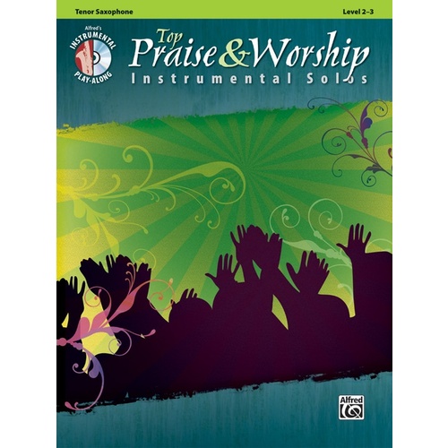 Top Praise And Worship Inst Solos T/Sax Book/CD