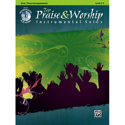 Top Praise and Worship Instrumental Solos for Viola with CD