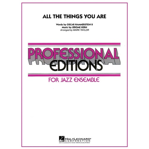 All The Things You Are Pe5 (Music Score/Parts)