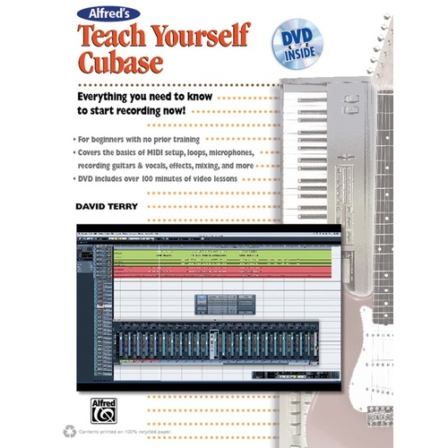 Alfred's Teach Yourself Cubase Book/DVD