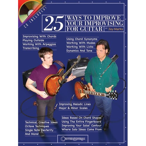 25 Ways To Improve Your Improv For Guitar Book/CD 