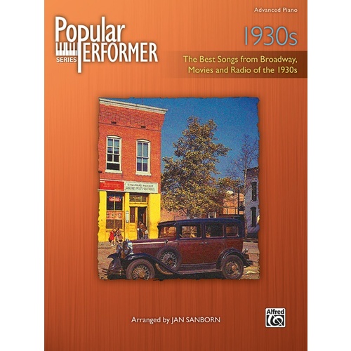 Popular Performer 1930S Adv Piano