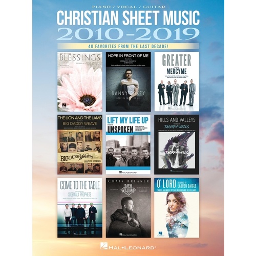 Christian Sheet Music 2010-2019 PVG