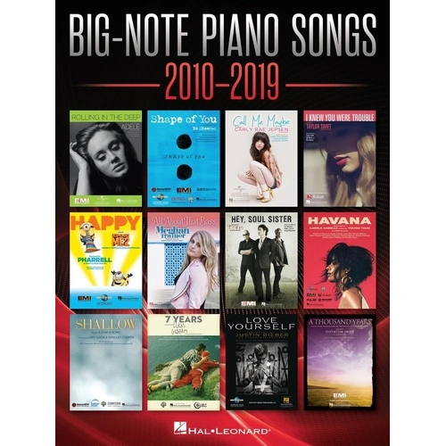 Big Note Piano Songs 2010-2019 by Hal Leonard