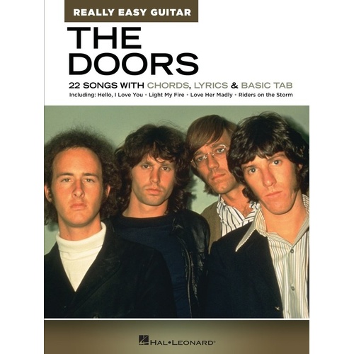 The Doors Really Easy Guitar Songbook - 22 Songs with Chords, Lyrics & TAB