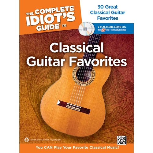 Complete Idiots Guide Classical Guitar Fav Book/CD
