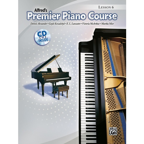 Premier Piano Course Lesson 6 Book/CD
