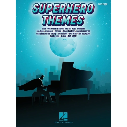 Superhero Themes for Easy Piano by Hal Leonard, 48 Pages