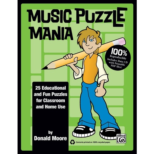 Music Puzzle Mania Book/ CD