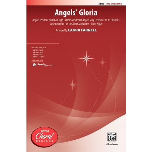 Angels Gloria SATB Choral Sheet Music