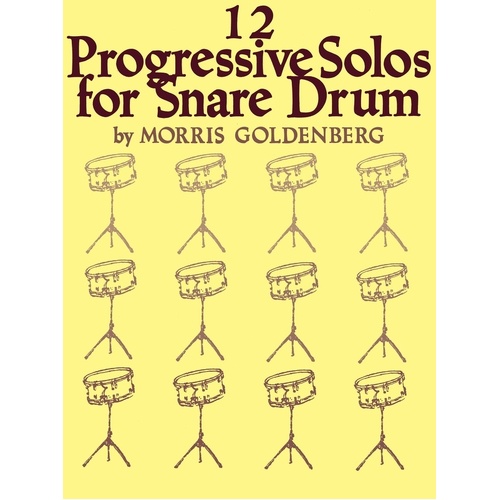 Progressive Solos 12 For Percussion (Softcover Book)