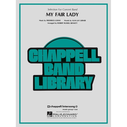 My Fair Lady Concert Band Arr Bennett (Music Score/Parts)