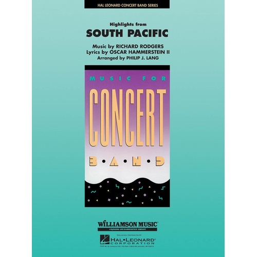 South Pacific Highlights Concert Band (Music Score/Parts)