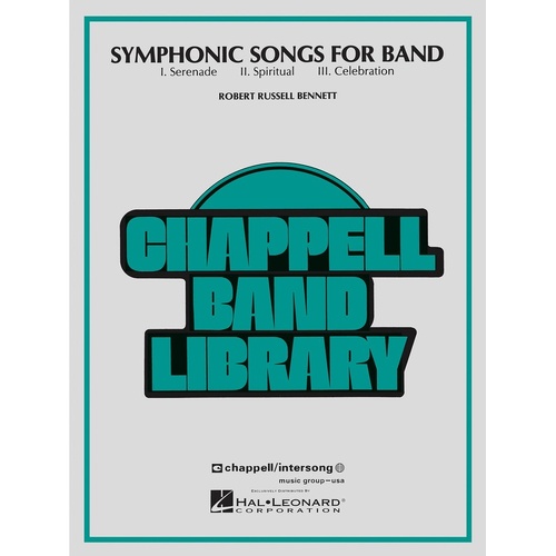 Symphonic Songs For Band Concert Band 4 (Music Score/Parts)