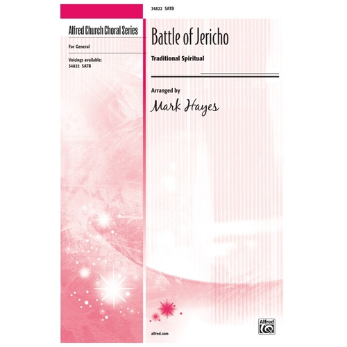 Battle of Jericho SATB Choral Sheet Music