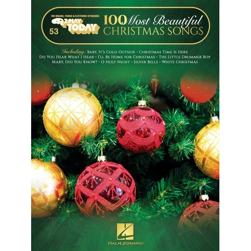 100 Most Beautiful Christmas Songs E-Z Play 53 for Keyboard and Organ