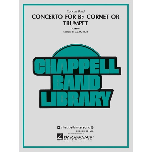 Concerto B Flat Cornet/Trumpet Concert Band (Music Score/Parts)