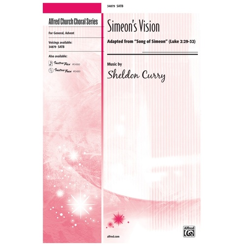 Simeon's Vision SATB Choral Sheet Music