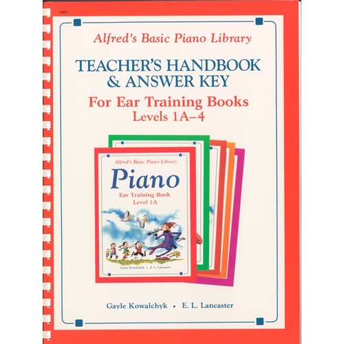 Alfred's Basic Piano Library (ABPL) Ear Training Teacher's Handbook 1A-4