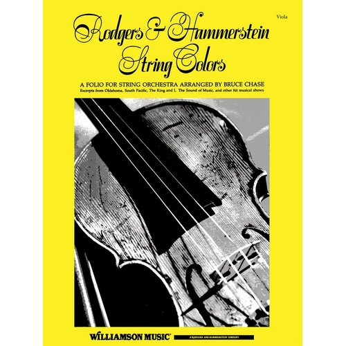 Rodgers And Hammerstein String Colors Viola (Softcover Book)