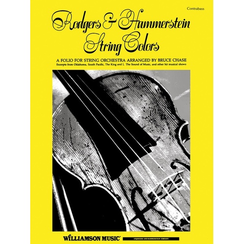 Rodgers And Hammerstein String Colors Bass (Softcover Book)