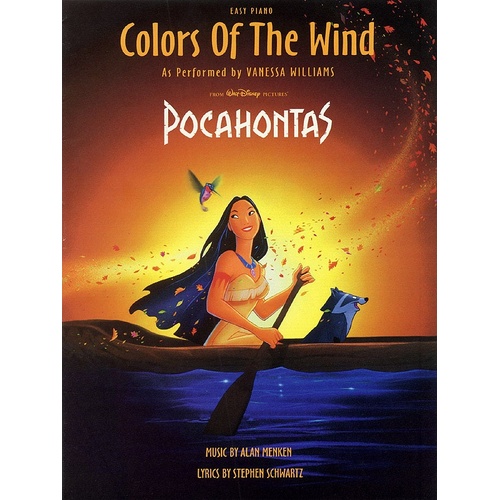 Colors Of The Wind Easy Piano (Softcover Book)