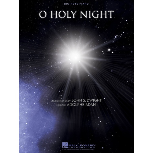 O Holy Night Big Note Piano S/S (Sheet Music)