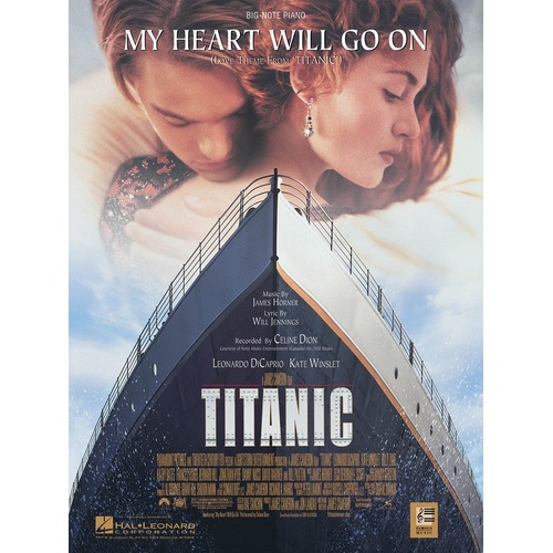 My Heart Will Go On S/S Big Note Piano (Sheet Music)
