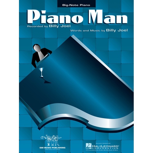 Piano Man Big Note Piano (Sheet Music)