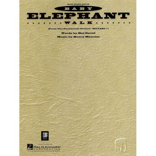 Baby Elephant Walk Easy Piano S/S (Sheet Music)