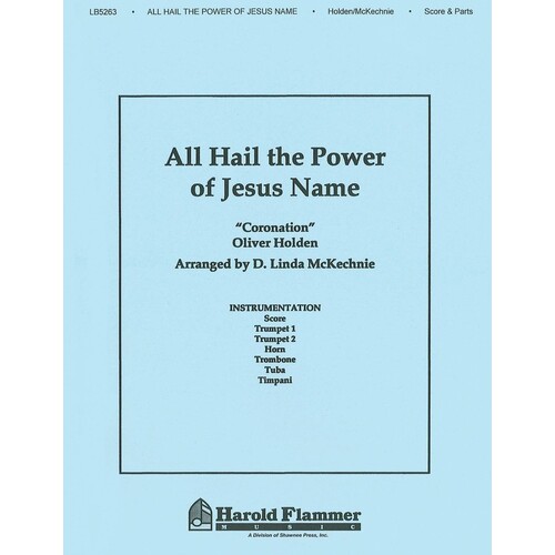 All Hail The Power Of Jesus Name Brass Accomp 