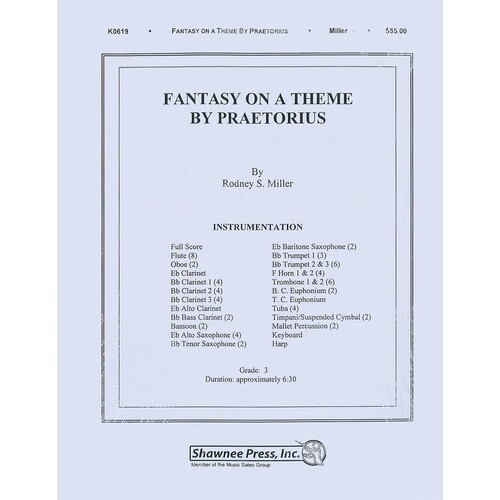 Fantasy On A Theme By Praetorius Orchestra