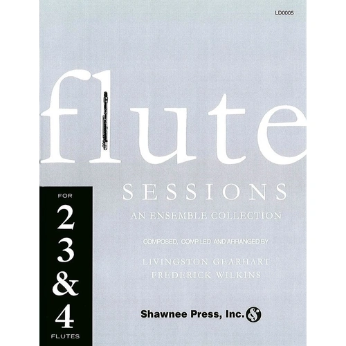 Flute Sessions for 2-4 Flutes by Shawnee Press, Flute Ensemble, 64 Pages