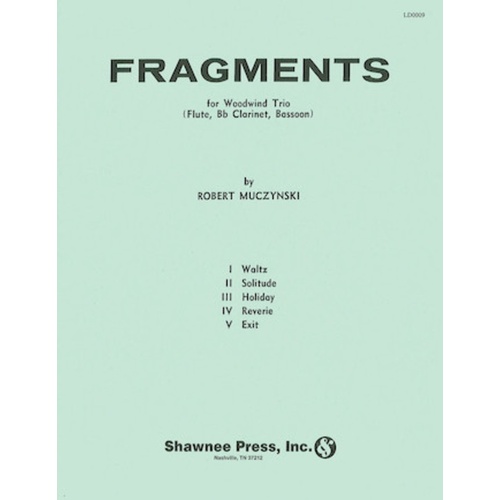 Fragments Flute Cl Bassoon 