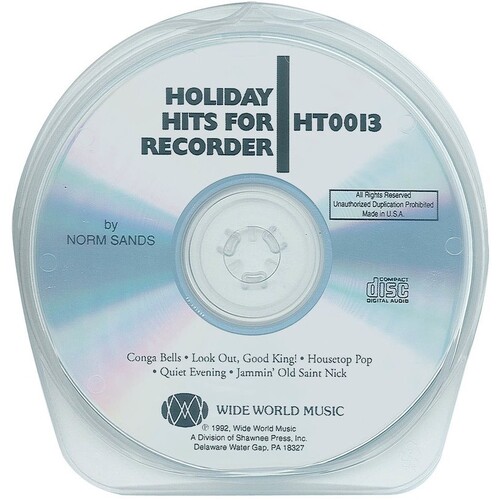 Holiday Hits For Recorder Norman Sands 