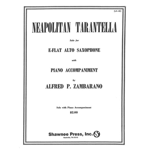 Neapolitan Tarantella Piano (Softcover Book)