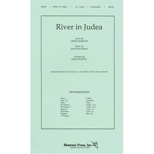River In Judea Orchestration Linda Marcus Jack F