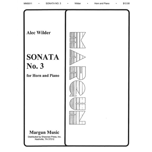 Wilder - Sonata No 3 Horn/Piano (Pod) (Softcover Book)