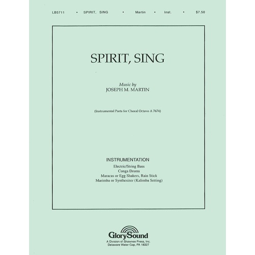 Spirit Sing Bass/Percussion Parts (Set of Parts)