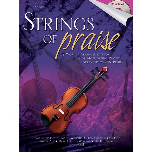 Strings Of Praise CD 12 Arrangements For One Or (Softcover Book/CD)