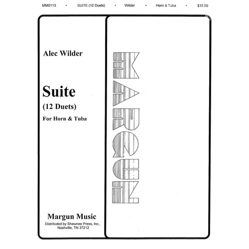 Wilder - Suite 12 Duets For Horn/Tuba (Pod) (Softcover Book)