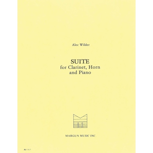 Suite For Clarinet Horn And Piano Set Cl Hn Pf (Music Score/Parts)