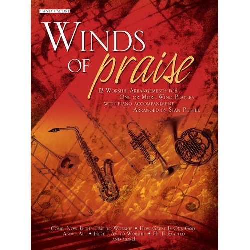 Winds Of Praise For Piano Stan Pethel (Softcover Book)