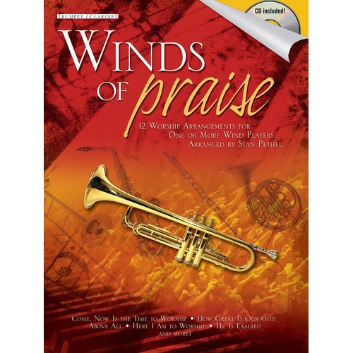 Winds Of Praise For Trumpet Stan Pethel (Softcover Book/CD)