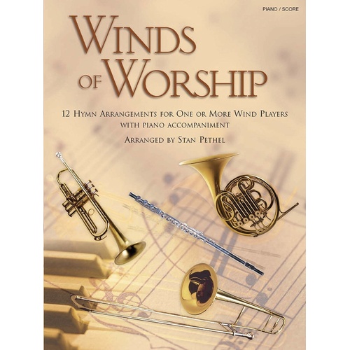 Winds Of Worship Piano Score 12 Hymn Arrangement (Book)